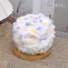 Hilo de mohair mezclado a mano con textura de pelo, hilo especial para bolsos de bricolaje, color caramelo, suave para sombreros hechos a mano, hilo para suéteres de ganchillo