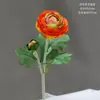 Flor artificial laranja casamento floral flor de seda laranja decoração salão de casamento material de flor fileira de flores de guia de estrada arco de flores hortênsia