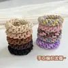 Goma para coleta trenzada para mujer, Banda elástica de alta durabilidad, Cuerda para el pelo para mujer, Accesorio de alta gama para moño