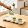 Bandeja de Drenaje de Plástico Multifuncional de Doble Capa BNBS, Bandeja de Doble Uso para Juegos de Té y Frutas, Bandeja de Drenaje para Tazas de Té del Hogar