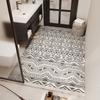 Alfombra de Baño de Diatomeas Absorbente Antideslizante Alfombra de Lavabo Tamaño Grande Alfombra de Pie Inodoro Tienda Completa Cortable Alfombra de Piso