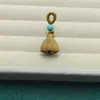 Madeira de Pessegueiro Sino de Lótus Acessórios de Pingente DIY Pulseira Pingente de Lótus Brinquedo Cultural Joia Pingente Espaçador