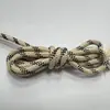Nueva Cuerda Redonda de Poliéster Negra con Puntos Negros de Grano Grueso de 5 mm Paracord de 5 mm para Sudadera, Pantalones, Sombrero, Cordones de Zapatos, Lanyard para Bolsas de Bricolaje