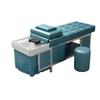 Thai Head Therapy Cama de lavagem de cabelo Circulação de água Fumigação Barbearia Salão de beleza Salão de beleza Barra de lavagem facial Massagem Cama de decapagem de ouvido