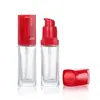Base de Maquillaje Líquida BB Cream Loción para el Cuidado de la Piel Botella Cuadrada de Vidrio con Fondo Grueso Botella de Vidrio para Reempaque de Cosméticos
