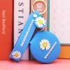 Espejo de maquillaje plegable resistente a caídas, versión coreana de dibujos animados, nuevo, empaque individual, espejo plegable duradero, regalo, venta al por mayor