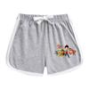 Traje de manga corta para niño y niña del equipo Wangwang, verano dulce estilo occidental, nuevo traje casual de dos piezas de shorts para niña