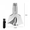 Recortador de Pelo Nasal de Acero Inoxidable Recortador Manual de Pelo Nasal Tijeras para Pelo Nasal para Mujeres Tijeras para Pelo Nasal de Cabeza Redonda para Hombres Herramienta de Eliminación de Pelo Nasal