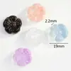 Flores de Coração Coloridas Misturadas Estrelas com Furos Contas Acrílicas de Formato Especial Corrente de Celular DIY Acessórios de Joias Fofos