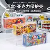 Caixa Magnética Acrílica com Proteção UV Adequada para Cartas de Jogo Pokemon ETB PTCG Caixa Original Coleção Caixa à Prova de Poeira