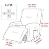 Funda para sofá reclinable de cobertura total, tipo split, seleccionada cuidadosamente, importada de Amazon, Funda funcional para silla reclinable