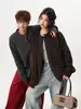 Suéter cárdigan CARPEM otoño/invierno estilo retro japonés estilo miu corto, holgado y versátil para hombres y mujeres