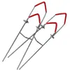 Suporte Dupla Função para Terra e Mar, Suporte Simples de Pesca, Haste de Aço Inoxidável para Inserção no Solo para Varas de Mar, Varas de Arremesso, Suporte Universal Ajustável com Torre