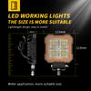 DxzImpuestos No IncluidosLuz de Trabajo LED Cuadrada Paladin de 4 pulgadas, Iluminación Intermitente y Constante, con Apertura Luz Todoterreno