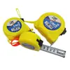 Fita Métrica de Aço com Carcaça Amarela 3m 5m 10m, Fita Métrica Doméstica Espessada, Fita Métrica de Alta Precisão Resistente ao Desgaste, Ferramenta de Medição