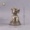 Chaveiro Pingente Sino do Zodíaco em Latão para Homens e Mulheres, Chaveiro de Carro, Pingente de Bolsa, Item de Artesanato