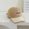 Sombrero al por mayor transfronterizo Gorra de béisbol para niños Letra Hello Gorra versátil de pico de pato Primavera y Otoño Nueva Gorra de Hip-Hop Comercio exterior