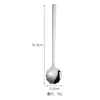 Acero Inoxidable 304 Cuchara Pequeña Cuchara Dorada para Café Cuchara para Postre Cuchara para Nido de Pájaro Cuchara para Miel Cuchara para Revolver Logo Personalizado