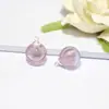 Cuentas de Aceite Esencial de Vidrio Lámina de Oro Tapa de Plata 925 Colgante de Cuentas de Vidrio Accesorios para Pendientes Colgantes Collares Pulseras DIY