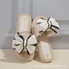 Chinelos de Verão Femininos Estilo Coreano Populares Versáteis com Laço de Alto Acabamento, Moda, Antiderrapantes, Resistentes ao Desgaste, para Férias na Praia