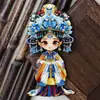 Imanes de Madera para Nevera con Personajes de Tendencia Nacional en Stock, Souvenirs Turísticos Creativos con 56 Grupos Étnicos, Diseños de Emperador y Emperatriz, Venta al por Mayor a partir de Una Pieza