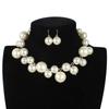 Collar de Perlas de Imitación Transfronterizo Moda Europea y Americana Tendencia Tamaño Joyería de Perlas de Imitación Venta al por Mayor 7500