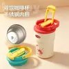 Taza Isotérmica con Asa de Dibujos Animados Muy Atractiva de Acero Inoxidable 316 Taza de Café Portátil para Niños y Estudiantes Vaso de Agua para Exteriores