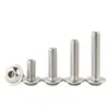 Tornillos para Máquina de Acero Inoxidable 304, Cabeza Redonda, Hexagonal, M2-M6, Tornillos para Máquina Semi-Bridados, Pernos, Tornillos de Cabeza Redonda, Hexagonal