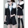 Casaco de Inverno Feminino estiloso 2023 parka casaco acolchoado de algodão feminino estiloso casual casaco acolchoado de algodão cintura ajustada jaqueta acolchoada de algodão espessa para estudantes