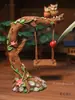 Jardinería de Micro-Paisaje Búho Tocón de Árbol Columpio Adornos Decorativos de Paisajismo Maceta de Suculentas de Resina Arreglo Floral Metabo