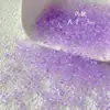[Série Roxa] Faça Você Mesmo Bijuterias Artesanais com Miçangas Acessórios para Corrente de Celular Material de Miçangas Soltas Miçangas Artesanais Coleção da Mesma Cor