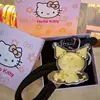 Bolsa de Teléfono Colgante de Dibujos Animados Lindos Kuromi Kt Hello Kitty Oro Puro 999 Nuevo para Regalo del Día de San Valentín