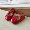 Zapatos de Princesa Dulces con Lazo para Niña 2026 Nuevo Estilo de Verano Moda Coreana para Niños Zapatos Planos Versátiles Zapatos de Suela Suave