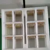 Frascos Cuadrados de Vidrio para Venta al por Mayor Transfronteriza con Tapas de Bambú, Botellas de Vidrio Selladas para Almacenamiento, Frascos para Almacenar Snacks y Granos, Frascos para Almacenar Té