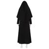 Traje de Cosplay de Monja de Terror Más Vendido Transfronterizo Disfraz de Monja Espeluznante de Halloween Falda de Tela Elástica Conjunto Completo
