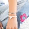 Pulsera encantadora de perlas para mujer, moda retro transfronteriza europea y americana, pulsera nicho de cadena de hueso de serpiente simple para traje, cadena de cuentas