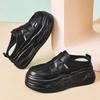 Zapatillas de Media Pantufla con Plataforma para Mujer 2026 Nuevo Estilo de Verano para Exteriores sin Cierre Puntera Cerrada Sandalias de Moda Zapatillas con Plataforma y Suela Gruesa