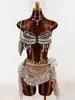 AYJ Top/Chaleco de Borla de Perlas Transfronterizo Europeo y Americano para Amazon, Festivo, Sexy y Moderno
