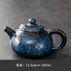 Olla con asa de cerámica gruesa olla individual de cerámica juego de té Gongfu para el hogar olla para preparar té de hierbas olla Xishi dispositivo para preparar té gran capacidad