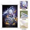 Fábrica con certificación SGS de Dongguan, póster periférico secundario de Luffy con impresión de tela con imagen colgante de pergamino animado de One Piece
