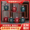 Fabricantes de origem 12 signos do zodíaco cerâmica 0,50 kg 500 ml garrafa de vinho vazia pote selado doméstico pote de vinho caixa de presente para embalagem de bebidas alcoólicas