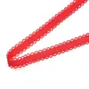 Borda de Renda Colorida Dupla Face de 1,7 cm para Têxteis Domésticos DIY, Renda Elástica para Alças de Lingerie