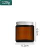 Botella de crema de vidrio transparente azul verdoso de té de 8 oz y 240 g, portavelas de aluminio de 70 ml, taza vacía para aromaterapia