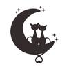 Fan Xi's New FX-F60 Moon Couple Buy Back Bedroom Entrance Commercial Wall Beautification Adesivos de parede decorativos