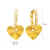 Pendientes en Forma de Corazón Ouyini Plata de Ley 925 Otoño e Invierno Lujo Ligero Pendientes de Gama Alta para Mujer Pendientes de Diseñador Qingdao Wholesale