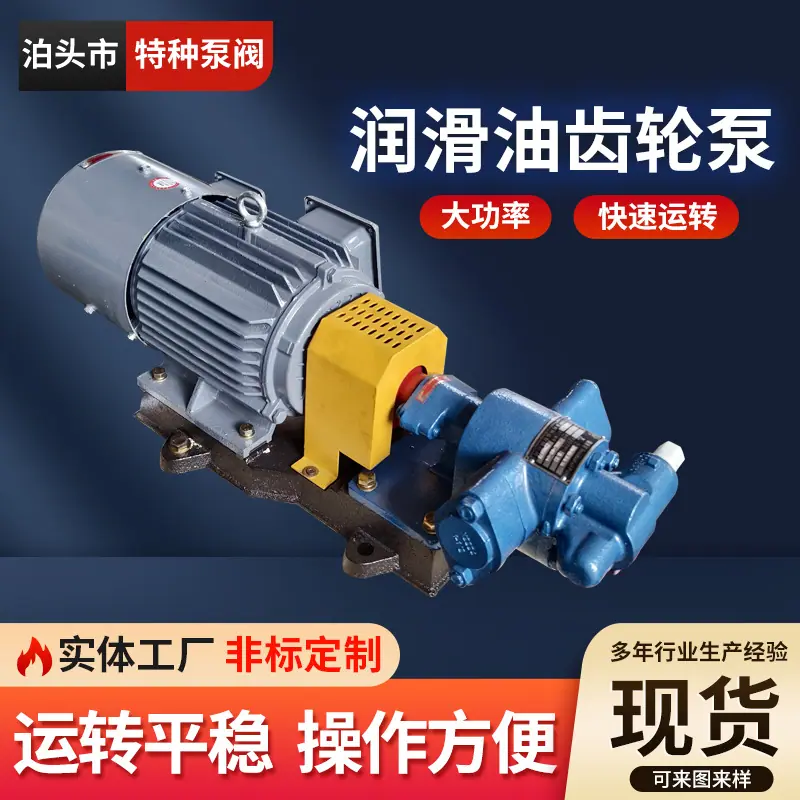 厂家供应润滑油齿轮泵,低噪音卧式齿轮泵,铸铁高压电动自吸式抽油泵
