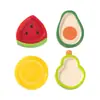 Paisaje Mini Frutero Sandía Fresa Comida Juego DIY Gel de Crema Pasador Adorno Accesorios Mini Adornos Pequeños