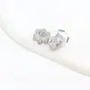 Preserva Cor Cobre Banhado com Ouro Real 18K Hexagonal Zircônia Espaçador de Roda Contas Acessórios para Pulseira DIY C45