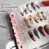 Álbum de Armazenamento de Unhas Postiças Usáveis Estilo Japonês Livro de Coleção de Nail Art Pronta Cartão de Cor para Amostra Transparente Ferramenta de Armazenamento Removível