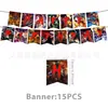 Decoración de Fiesta de Cumpleaños Nueva Temática de Demon Slayer de Amazon Plato de Papel para Fiesta Banner Cuchillo, Tenedor y Cuchara Arreglo Ambiente